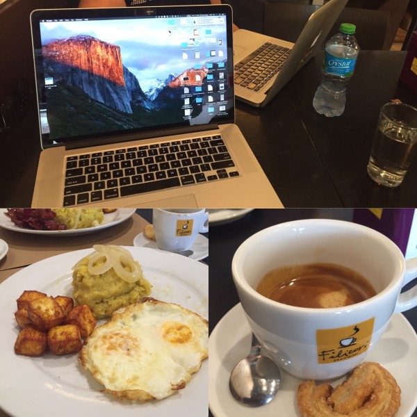 Breakfast Blogging