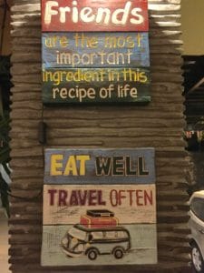 Signs Eat Well, Travel Often